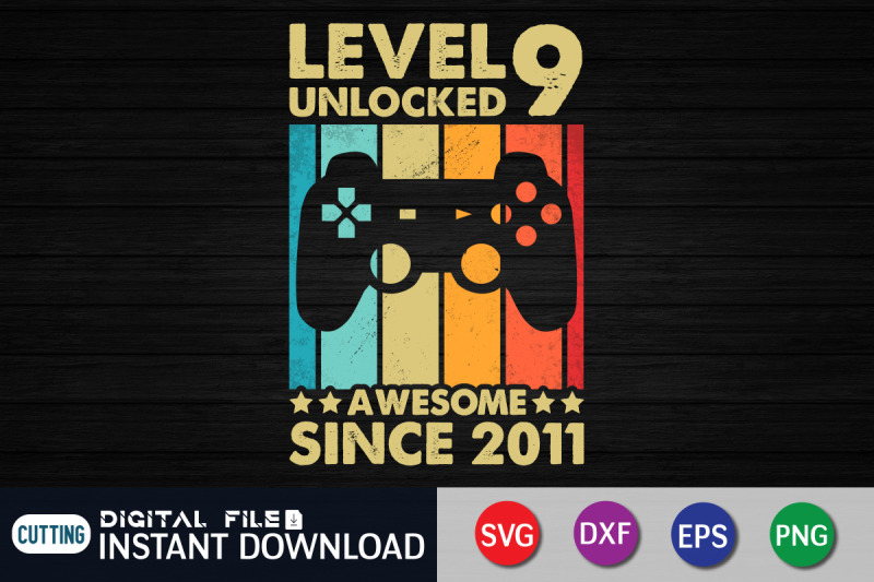 level-9-unlocked-awesome-since-2011-svg