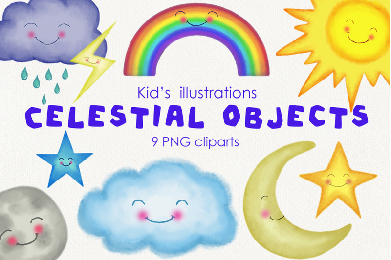 kid-039-s-illustrations-celestial-objects