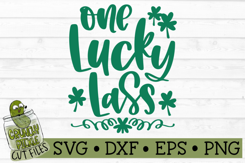one-lucky-lass-svg-file