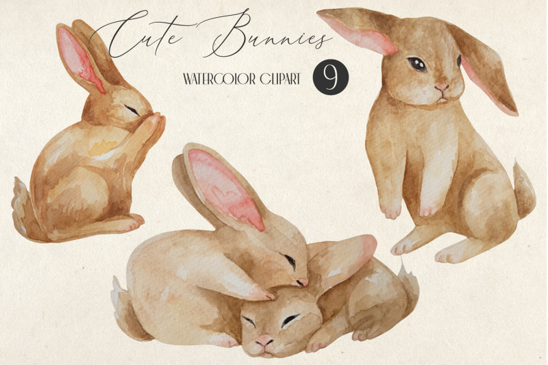 cute-bunnies-watercolor-clipart