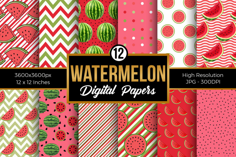 watermelon-digital-papers
