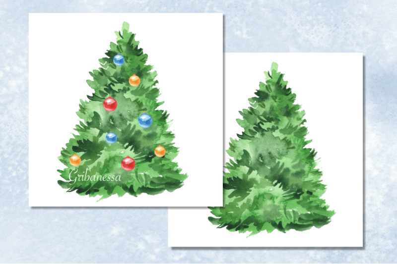 christmas-tree-watercolor-set