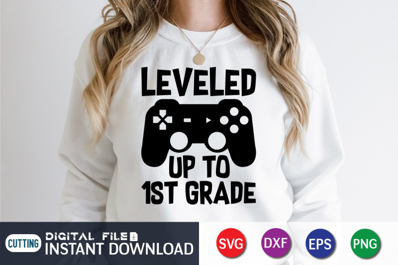 level-up-to-1st-grade-svg