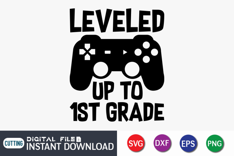 level-up-to-1st-grade-svg