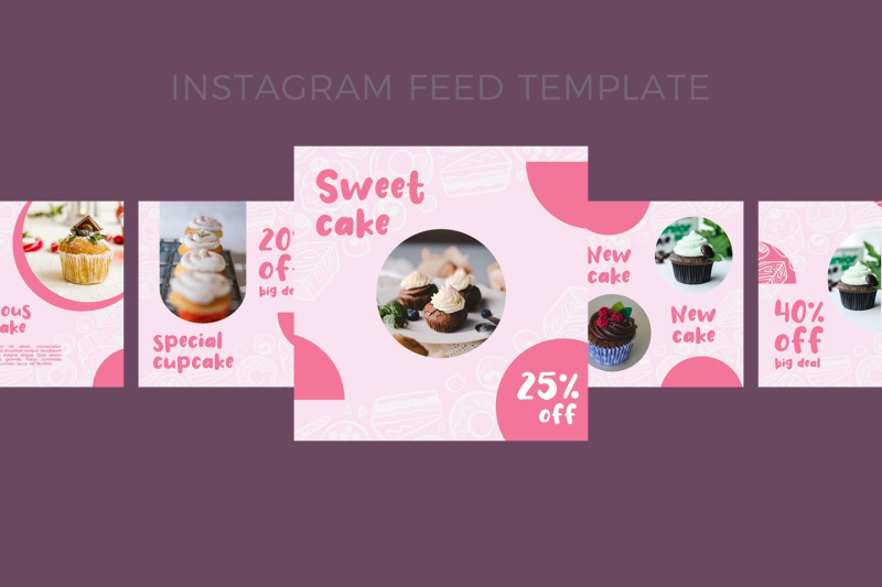 cupcake-instagram-post-template