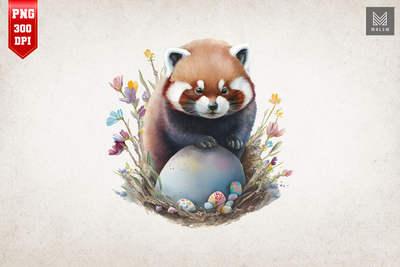 cute-red-panda-easter-egg-happy-easter-2