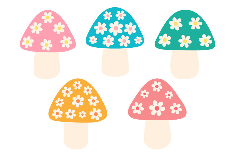 mushrooms-with-flowers-clipart-spring-mushrooms-svg