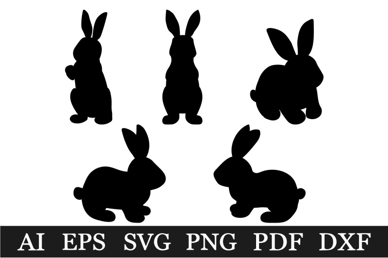 bunny-silhouette-bunny-svg-easter-bunny-sublimation