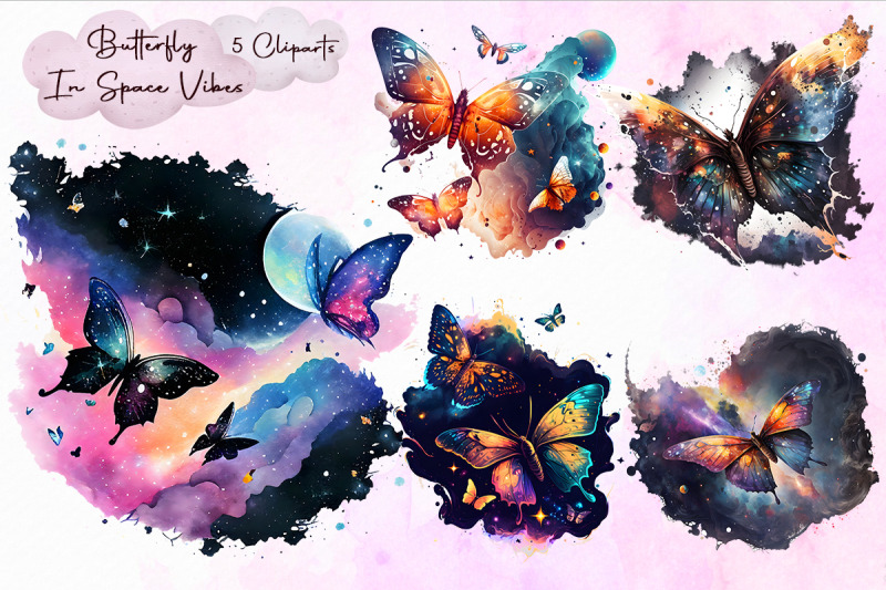 butterfly-in-space-vibes-cliparts-bundle