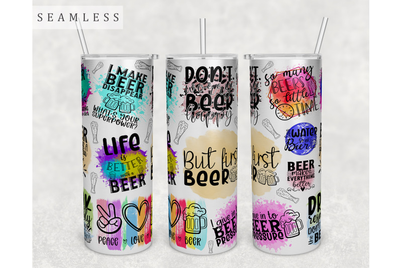 beer-quotes-tumbler-wrap-20-oz-skinny-tumbler-beer-sayings-png-design