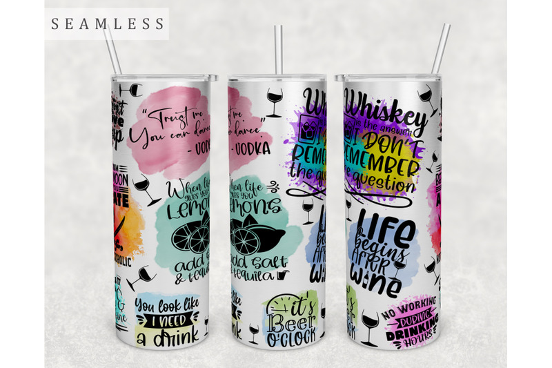 alcohol-quotes-tumbler-wrap-20-oz-skinny-tumbler-alcohol-sayings-png