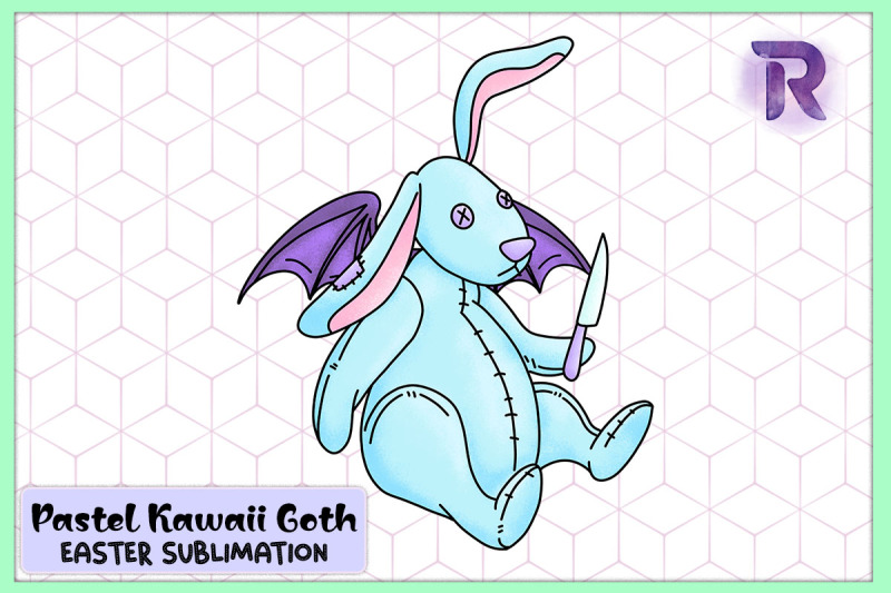 chibi-pastel-goth-easter-bunny