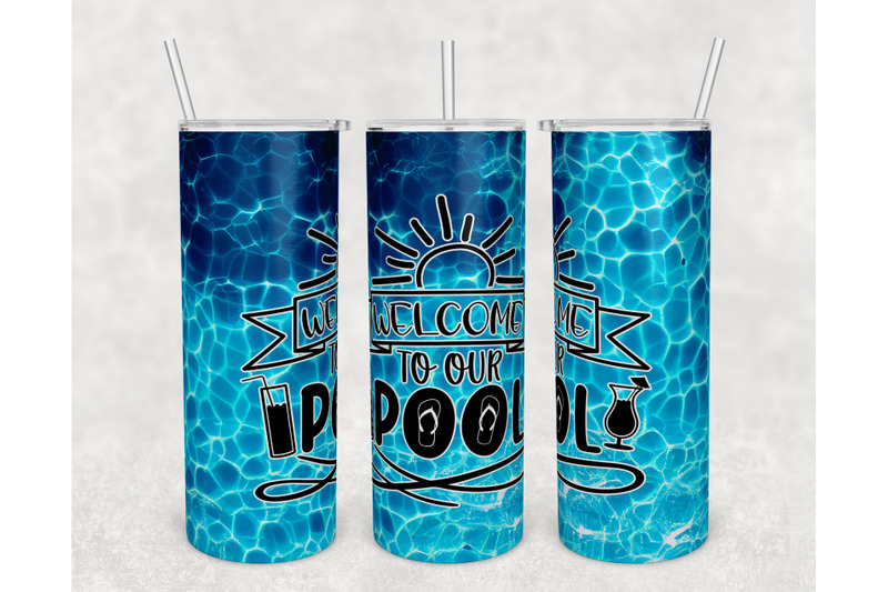 pool-tumbler-wraps-bundle-skinny-tumbler-pool-quotes-sublimation-png