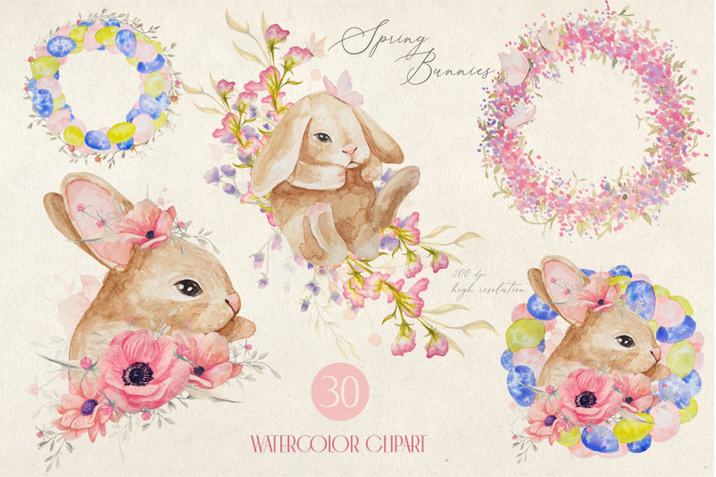 easter-bunnies-amp-spring-flowers-watercolor-clipart