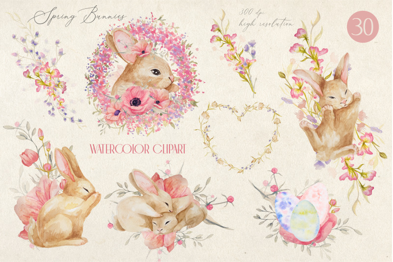 easter-bunnies-amp-spring-flowers-watercolor-clipart