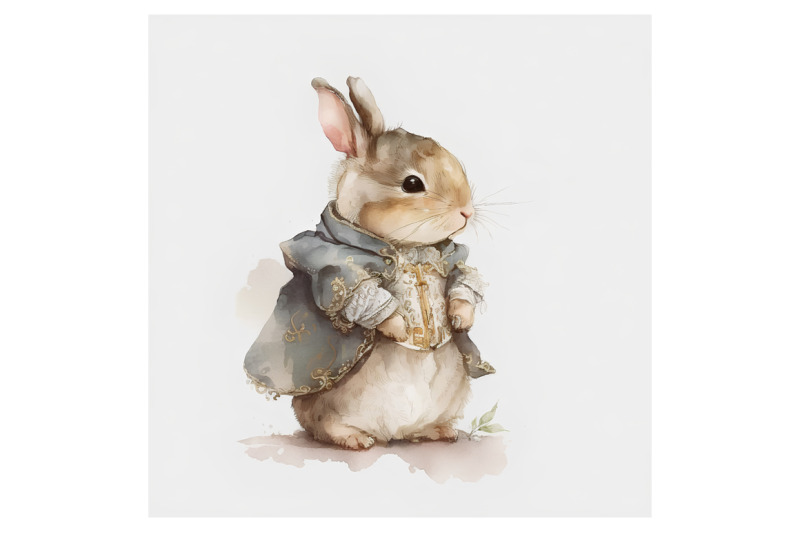 watercolor-royal-bunny