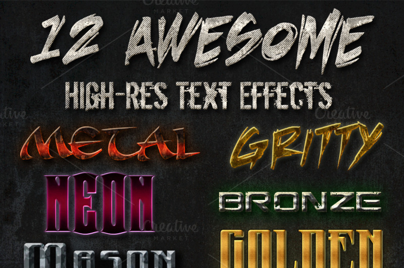 12-awesome-text-effects-grunge-metal