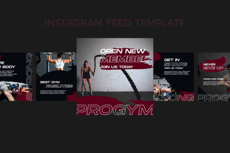 progym-sport-instagram-post-template