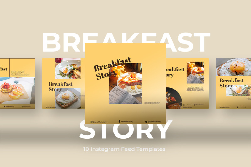 breakfast-instagram-post-template