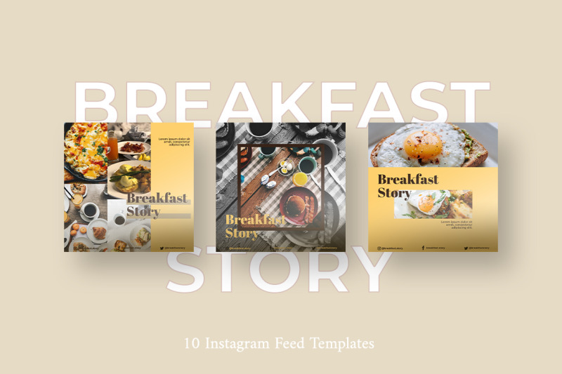 breakfast-instagram-post-template