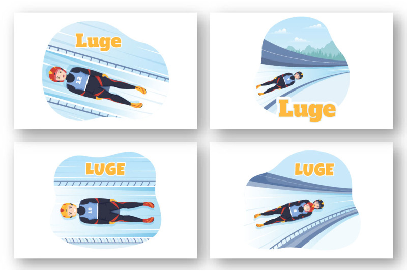 10-luge-winter-sport-illustration