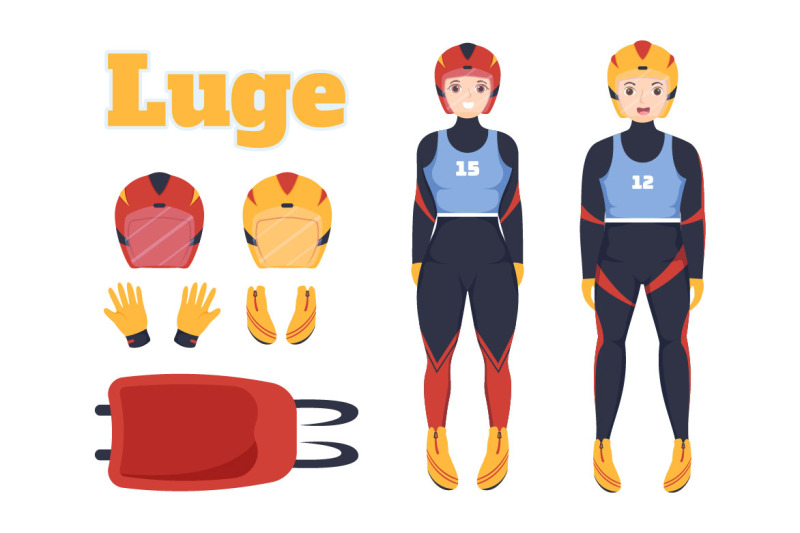 10-luge-winter-sport-illustration