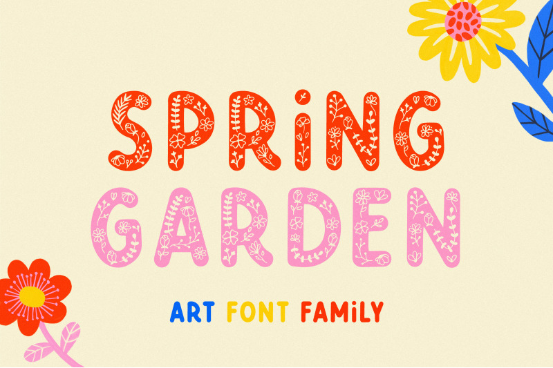 spring-garden-font-family
