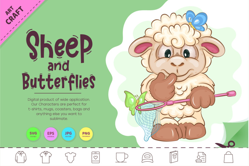 cartoon-sheep-and-butterflies-clipart