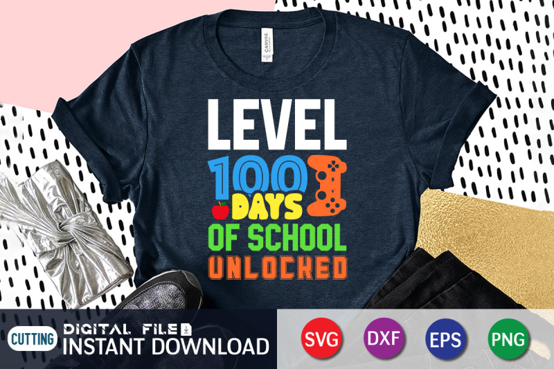 level-100-days-of-school-unlocked-svg