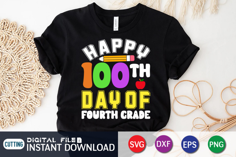 happy-100th-day-of-fourth-grade-svg