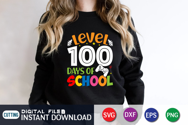 level-100-days-of-school-svg