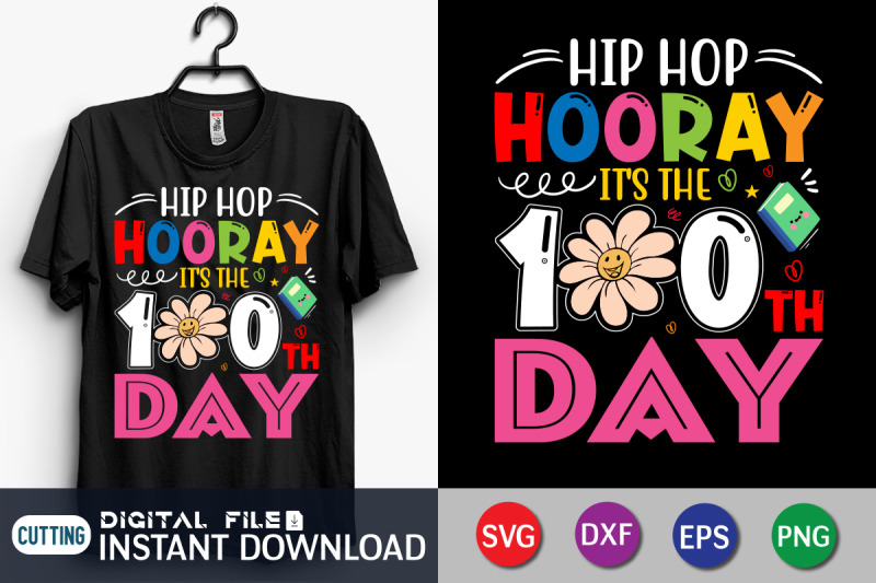 hip-hop-hooray-it-039-s-the-100th-day-svg