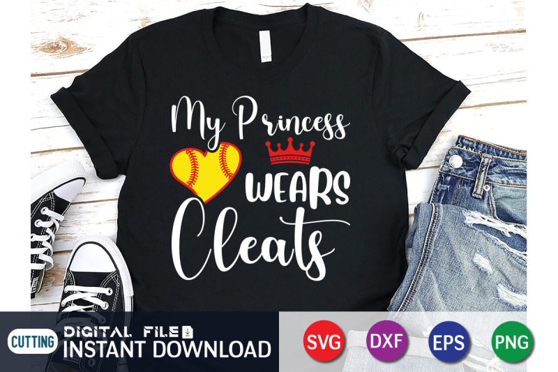 my-princess-wears-cleats-svg