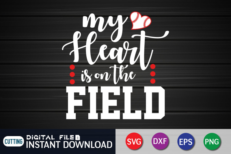 my-heart-is-on-the-field-svg