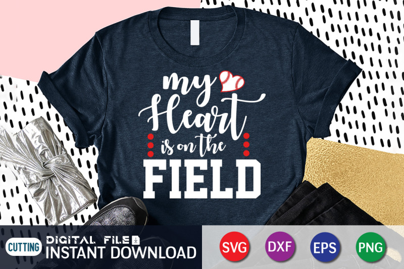 my-heart-is-on-the-field-svg