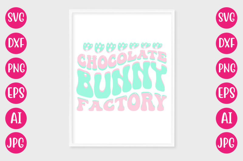 chocolate-bunny-factory-retro-design