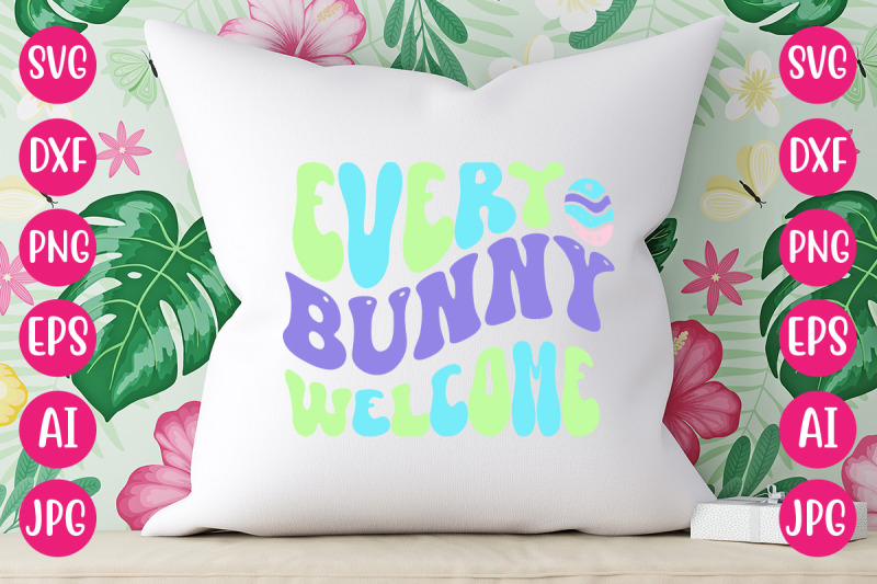 every-bunny-welcome-retro-design