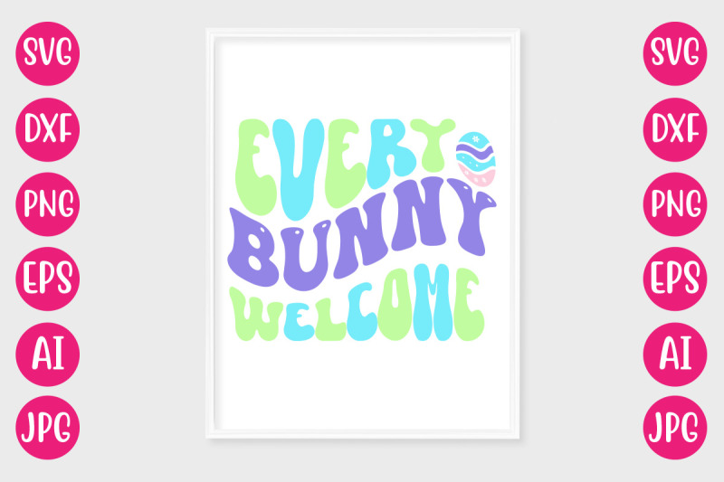 every-bunny-welcome-retro-design