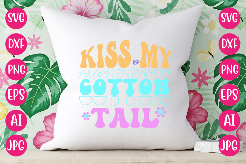 kiss-my-cotton-tail-retro-design