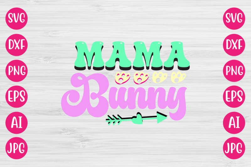 mama-bunny-retro-design