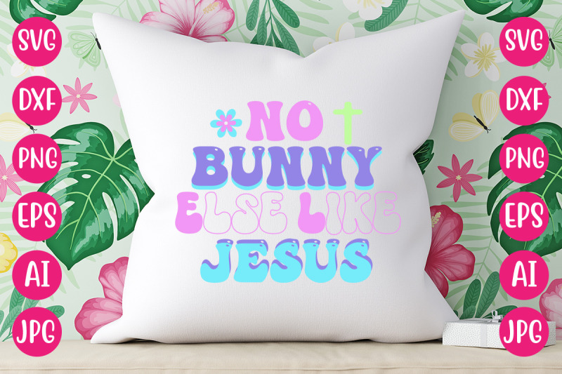 no-bunny-else-like-jesus-retro-design