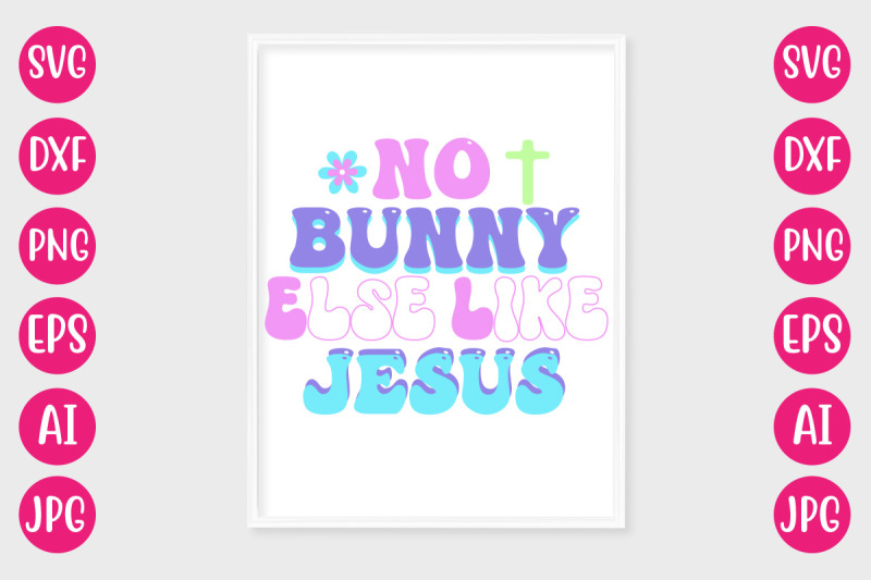 no-bunny-else-like-jesus-retro-design