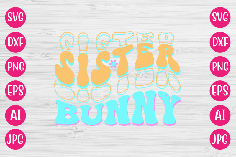 sister-bunny-retro-design