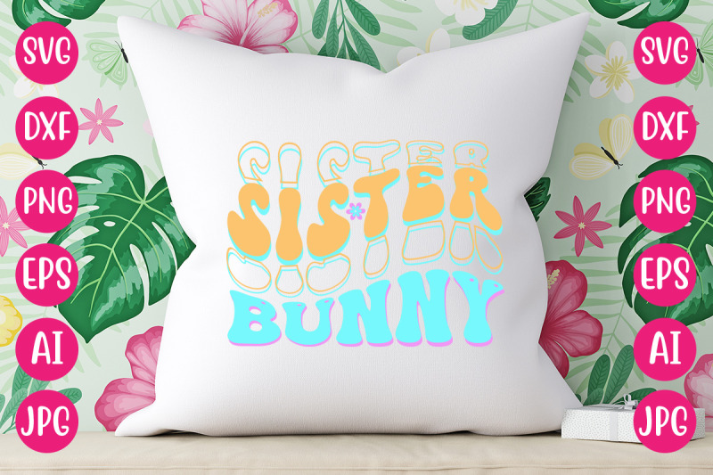 sister-bunny-retro-design