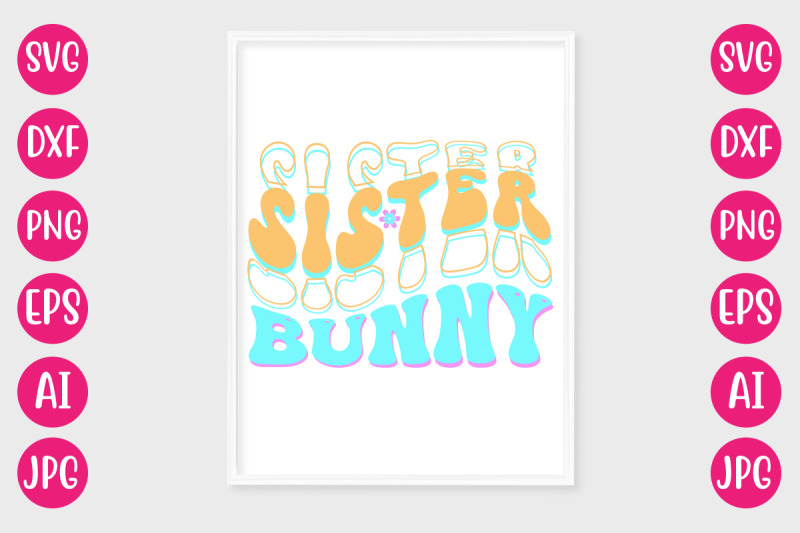 sister-bunny-retro-design