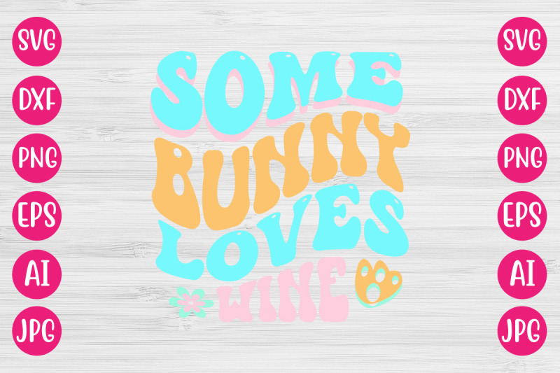 some-bunny-loves-wine-retro-design