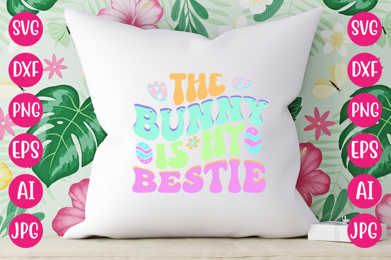 the-bunny-is-my-bestie-retro-design