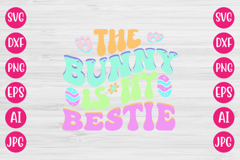 the-bunny-is-my-bestie-retro-design