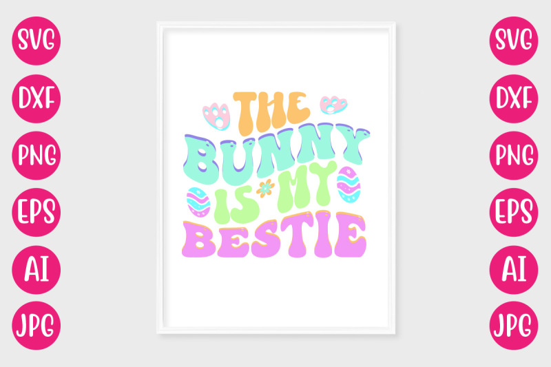 the-bunny-is-my-bestie-retro-design