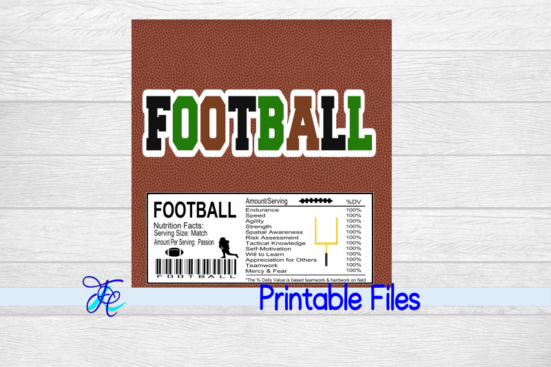 football-candy-bar-wrapper